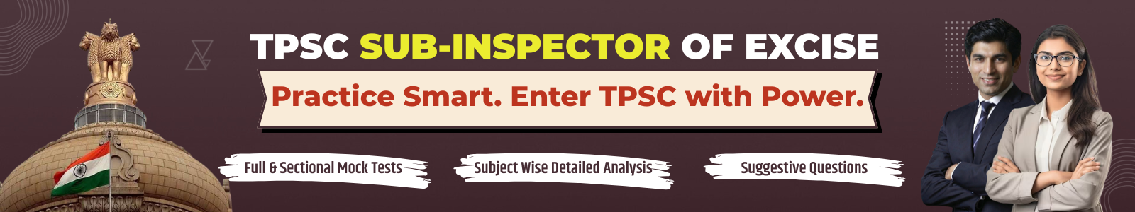 Live Mock Test TPSC Sub Inspector of Excise 2026